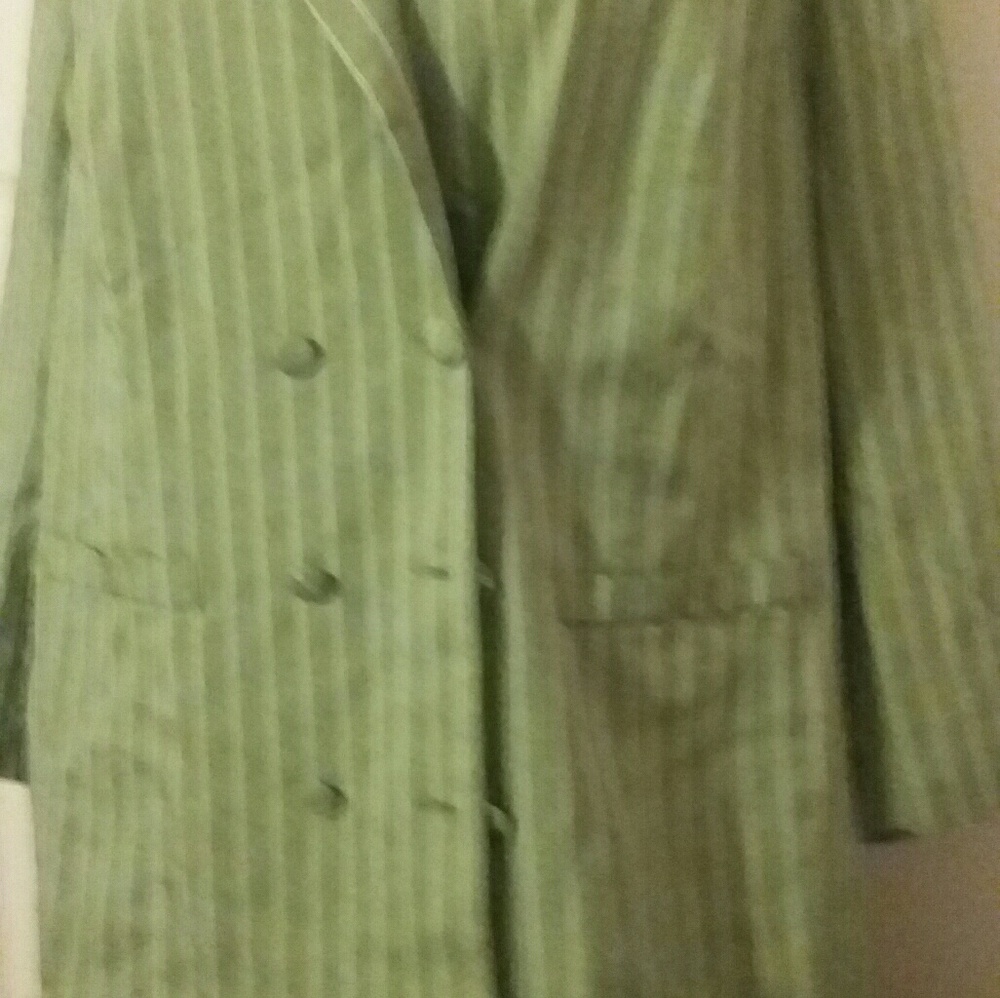 Two-piece suit jacket and skirt